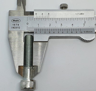 diámetro de los tornillos , M1, M2, M2.5, M3, M4, M5, M6, M7, M8, M9, M10, M12, M14, M16, M18, M20