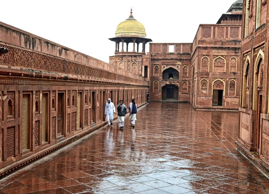 Regen in Agra _