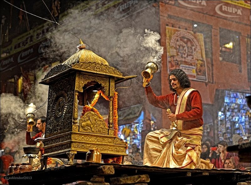 Zeremonie Ganga Aarti 