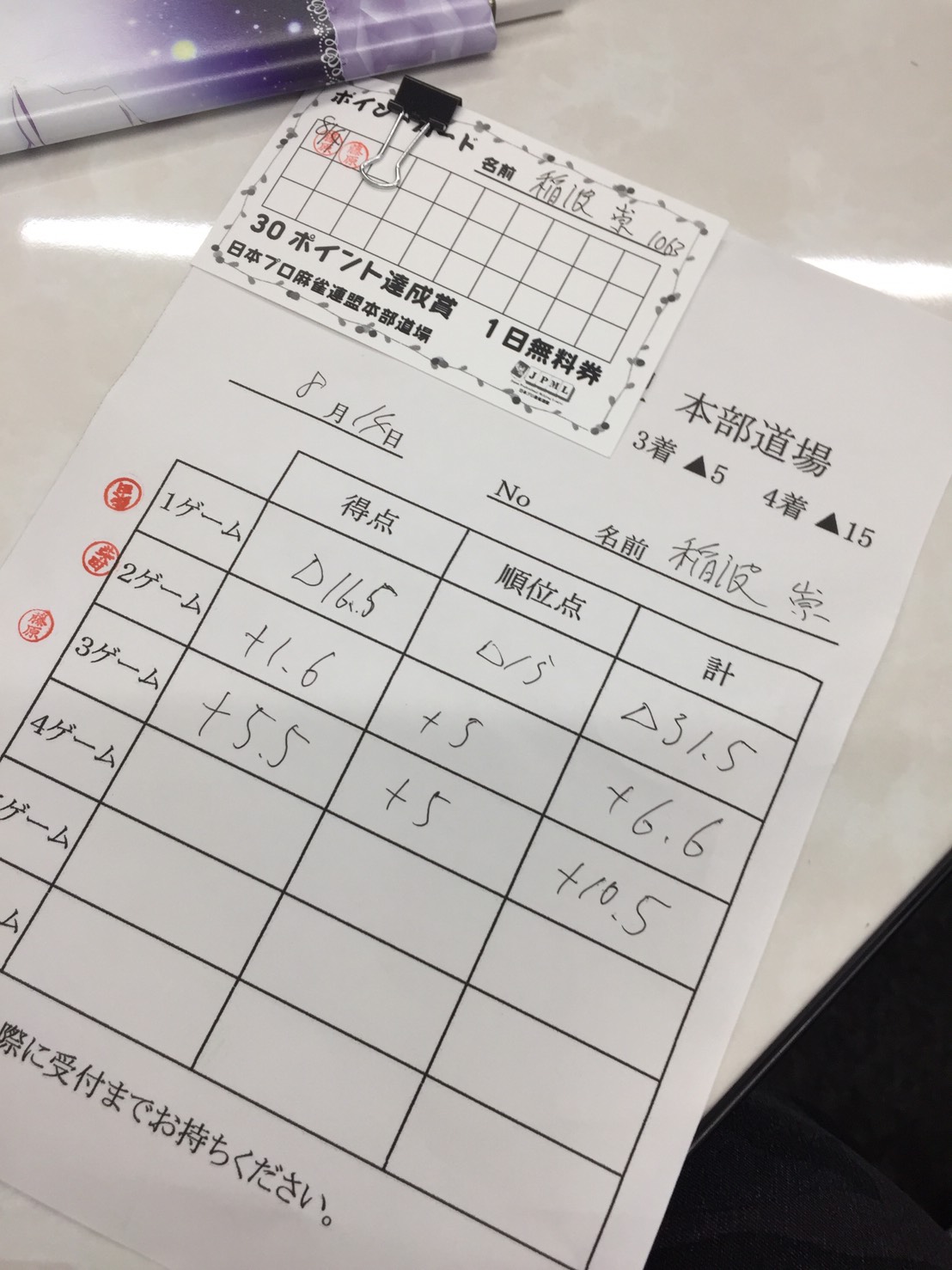新しい連盟道場 稲波崇 麻雀最強戦 新しい連盟道場 稲波崇 麻雀最強戦