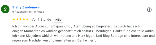 Atempause - dein Moment für dich