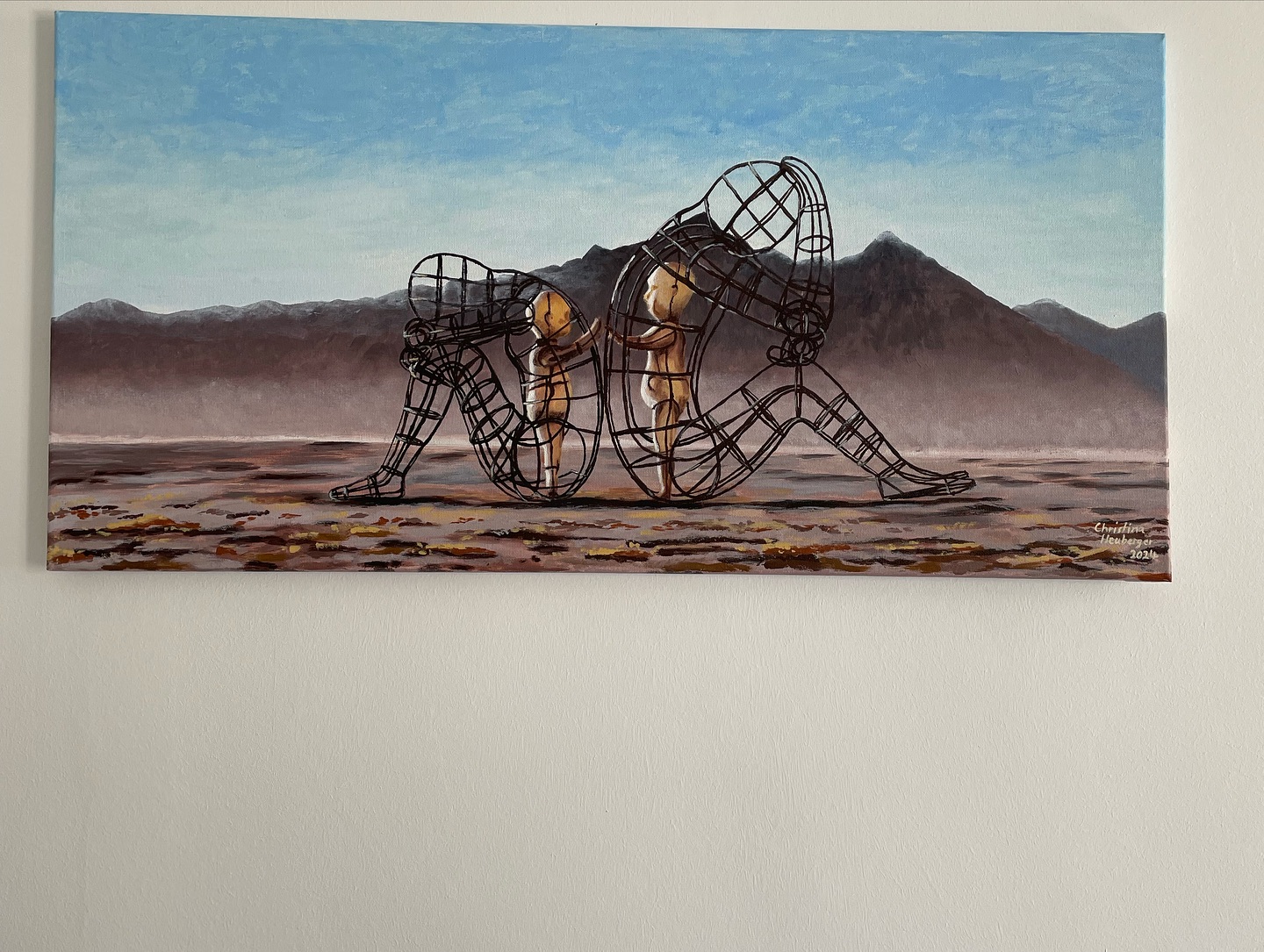 Liebe und die verletzten inneren Kinder - ein besonderes Kunstwerk in meiner Praxis