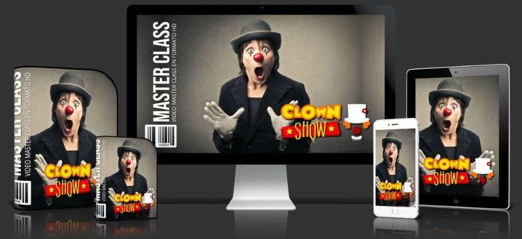 Curso Online Clown Show, clases en linea aprende Clown Show, mejores cursos de oficios online con certificado, plataforma de cursos online, mejores oficios para aprender por Internet,