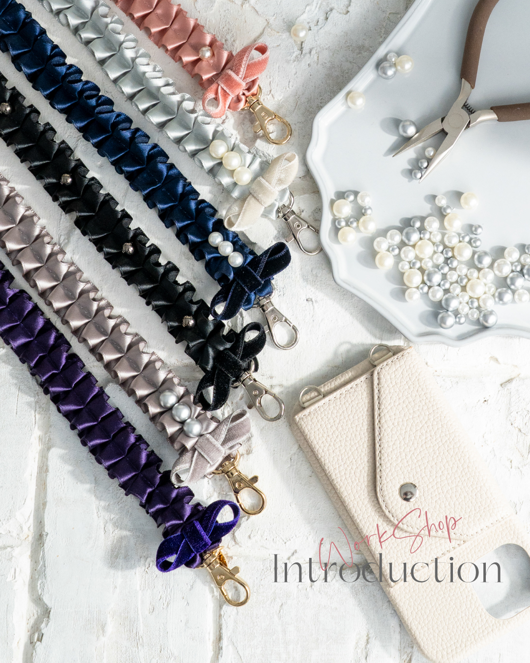 【阪神梅田百貨店】「パール付け放題！フリルストラップ作り」申し込みスタート！