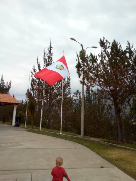 Im Juli muss an jedem Haus eine peruanische Flagge hängen.