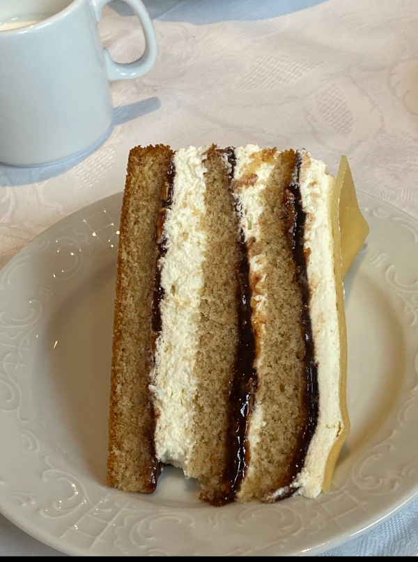 Leckere Moortorte in 'Thodes Bauernhofcafe'