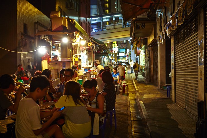 Food District, Central, Hongkong Island