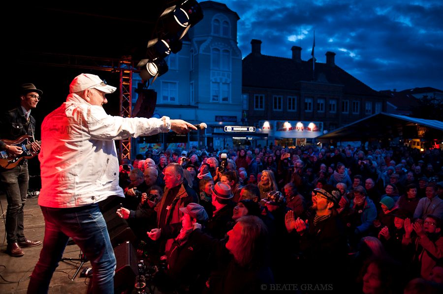 BluesBaltica Marktplatz Eutin 2016 - Georg Schroeter - Kalle Reuter