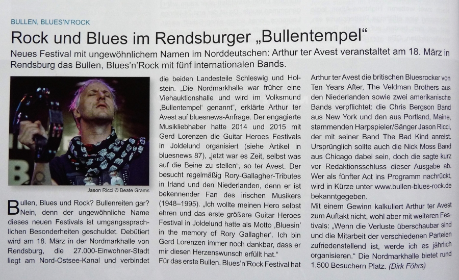 Ausgabe bluesnews 88/2012