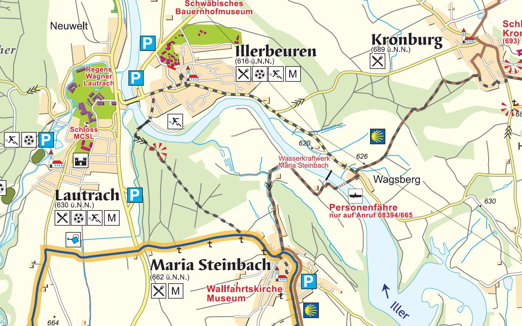 Bad Grönenbach Wanderkarte