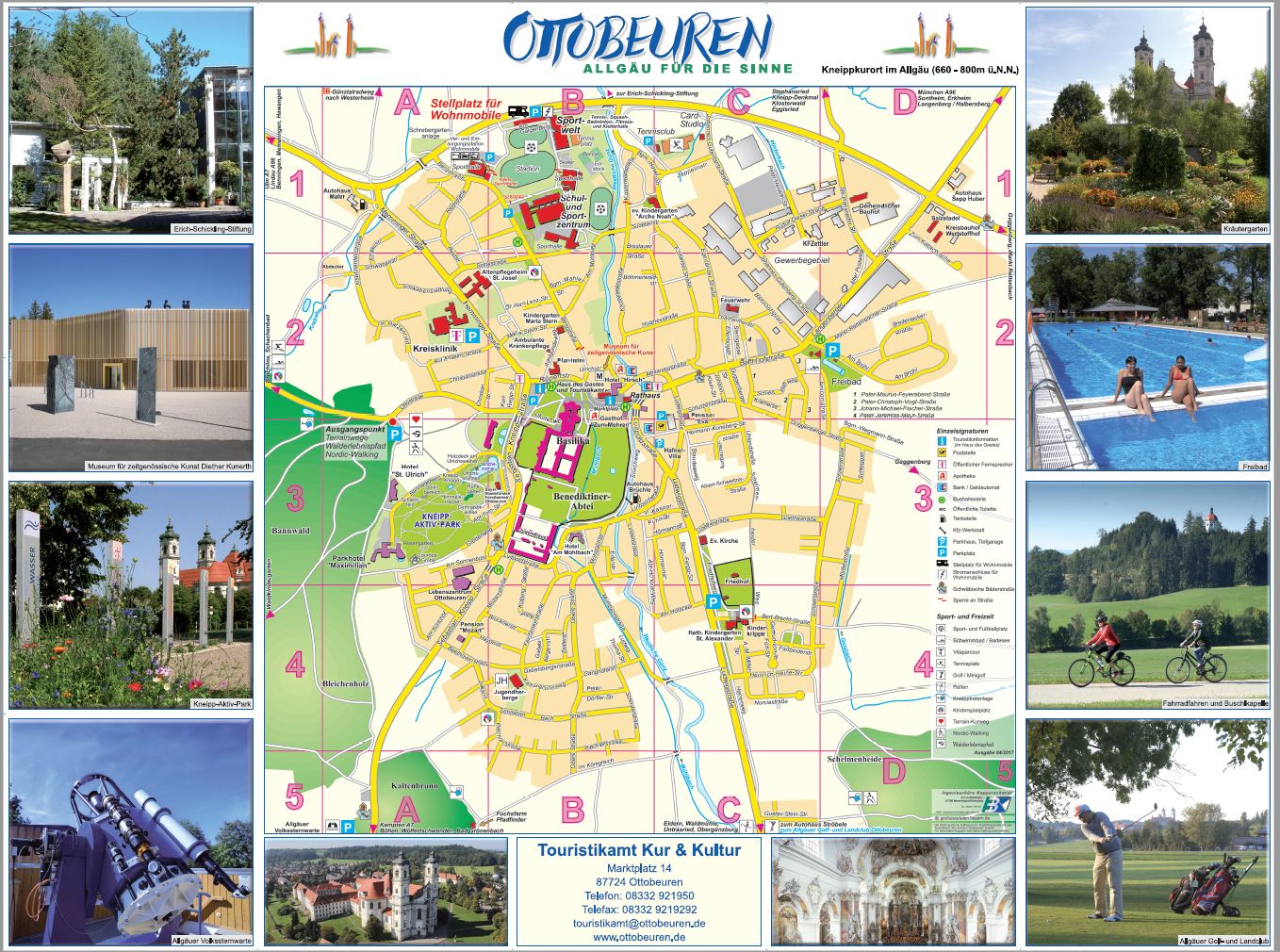 Ottobeuren Faltplan