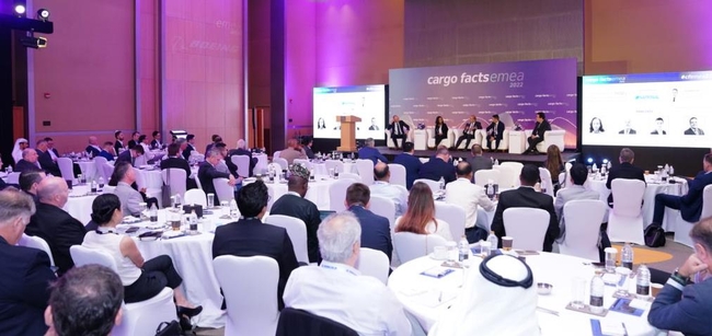 The panels offered to the participants in Dubai were well attended and provided a lot of food for thought, courtesy CargoFacts EMEA 2022.