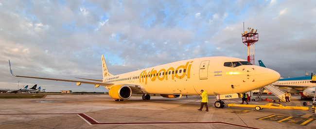 Flybondi to flyboxes... Image: Flybondi cargas