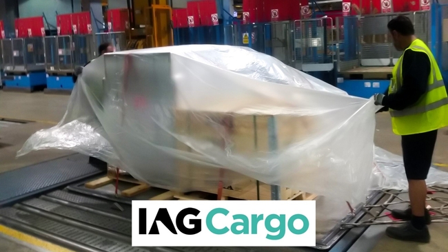 Greener plastics slowly making their way into aviation. Image: IAG Cargo 