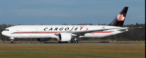 This B777-300ER will soon be joined by its B777-200LR brothers. Image: Cargojet