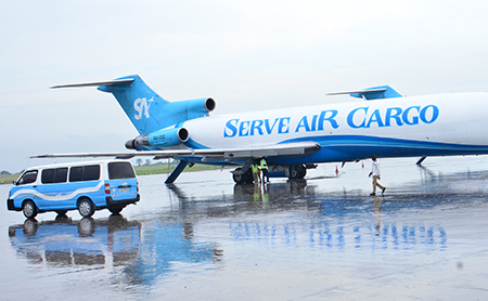 Serve Air will soon be flying a different plane: its first B737SF. Image: Serve AiR Cargo