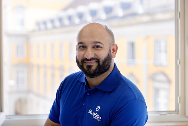 Usman Khan is BlueBox System’s new Global Sales Manager. Image: BlueBox Systems 