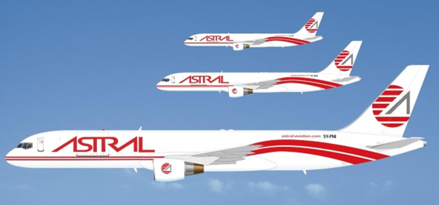 Astral Aviation agrees to lease three Boeing 757-200F from Aquila Air Capital. Image: Astral Aviation