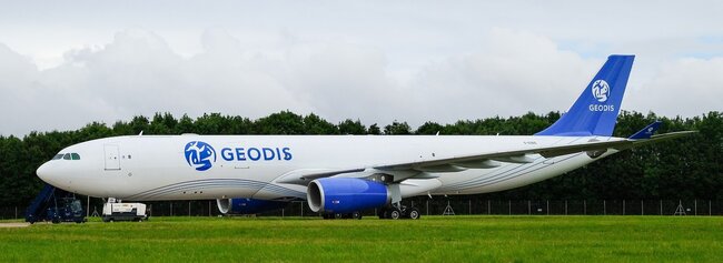 A330-300P2F operated by Geodis. The logistics company does not exclude leasing more freighters at a given time – photo: Geodis