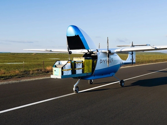The first zero-emission commercial cargo UAS of its kind. Image: Pyka