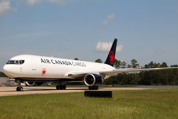 Sustainability-minded Bolloré Logistics is Air Canada Cargo’s first taker. Image: CNW Group/Air Canada
