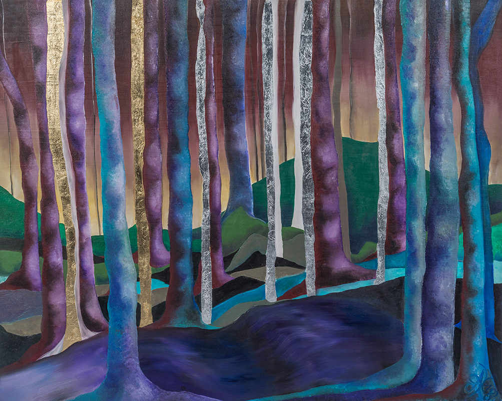 Wer sucht findet, Öl auf Leinwand, 80 x 100 cm , Serie Wandlung, 2018