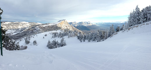 Neige et soleil au rendez vous