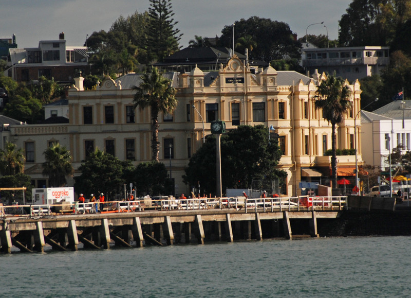 The Esplanade Hotel in Devonport, opposite the Auckland CBD. 