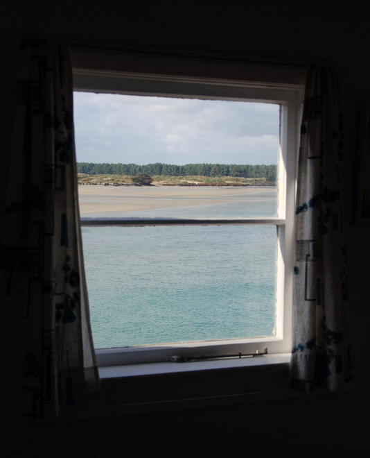 Proximity to the elements: bachside view of Papanui Inlet, Otago Peninsula