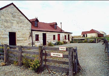 Stone-built Totara Estate buildings looking for all the world like an East Lothian farm steading 