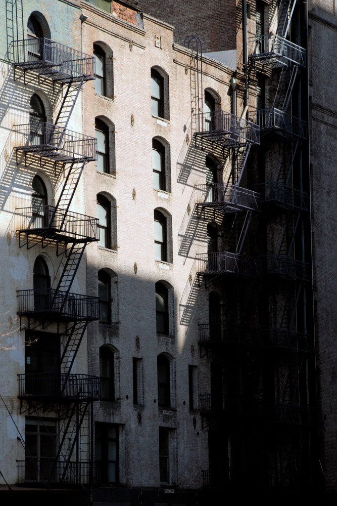 Windows and stairs, Meatpacking District