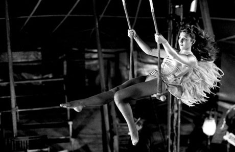 Solveig Dommartin playing Marion in Wings of Desire