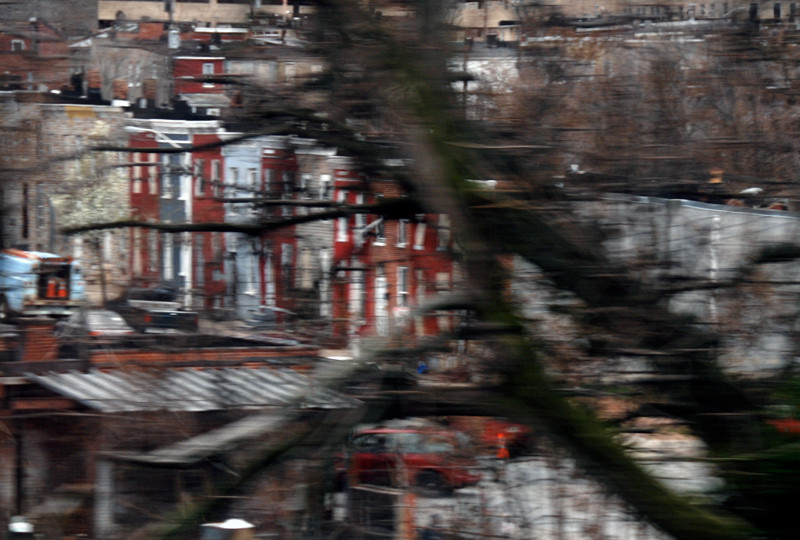 Row houses, Baltimore: Washington to New York 2008