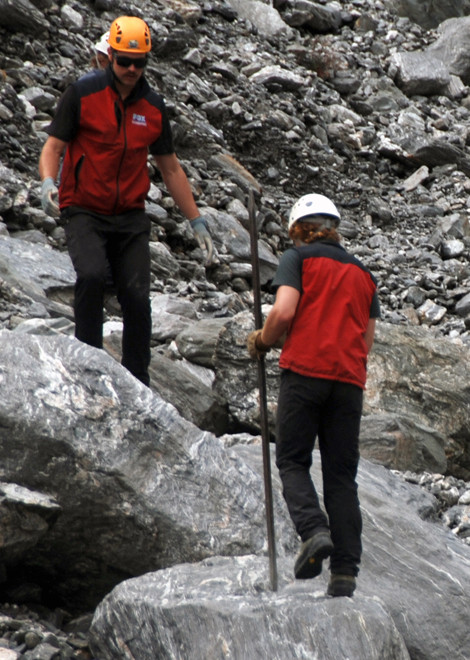 'Who gives a schist?', as they say up on the moraines of the Fox Glacier.