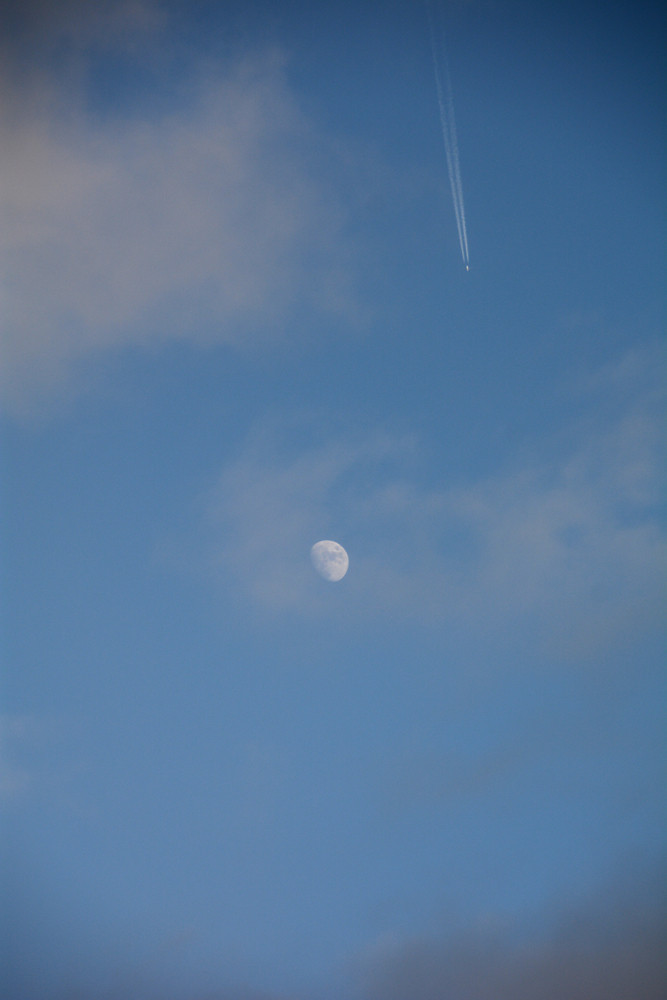 Russian Moon (after the visit of Russian Bombers)