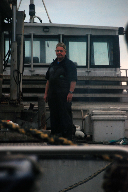 Deck hand, Stewart Island Ferry Terminal.