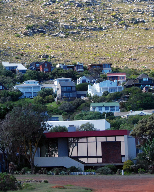 Smart seaside villas moving up the steep hill behind Scarborough with stunning views of the bay and endless ocean Fergus Murray