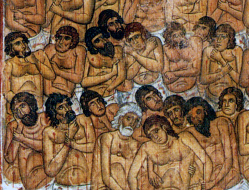 Detail of the Forty Martyrs Fresco, Asinou (Wikimedia Commons)