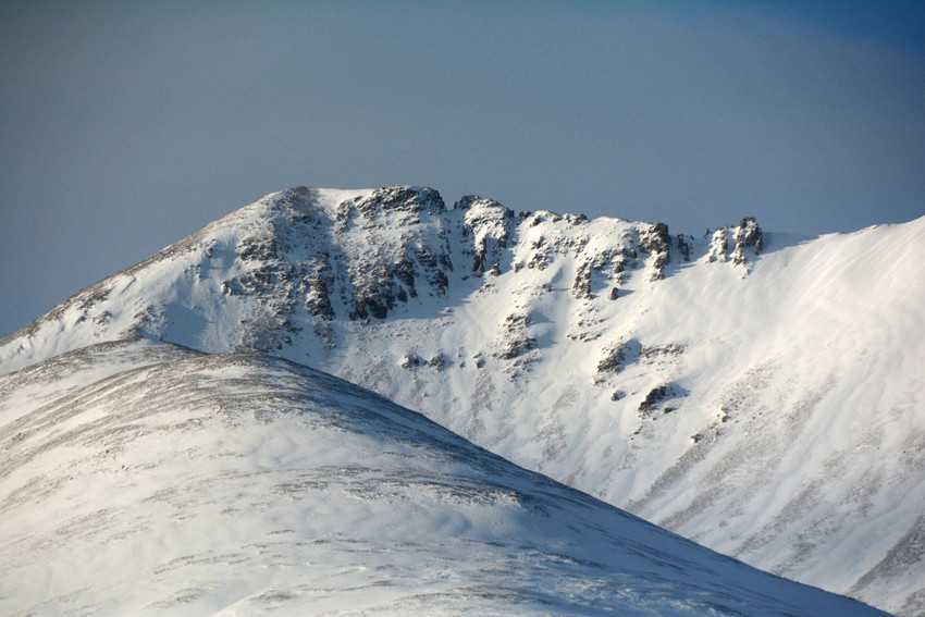 Part of the Beinn Eighe massif from the road to Kinlochewe.