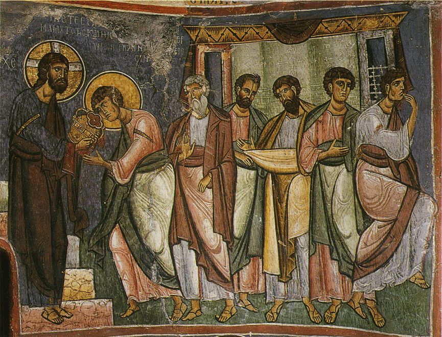 The Apostles in the apse?