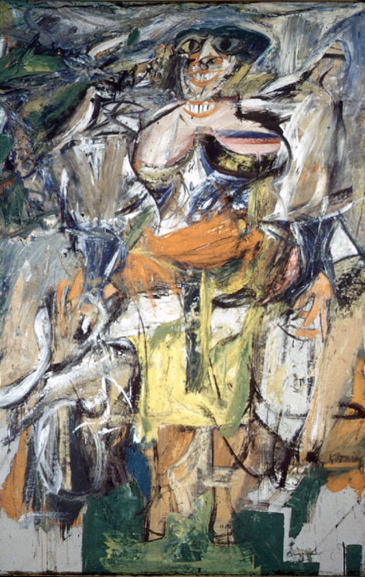 Willem de Kooning (Woman with a bicycle 1952/3)