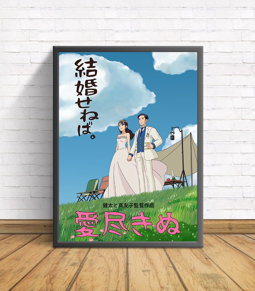 国民的アニメ風似顔絵ウェルカムボードを制作しました～その3