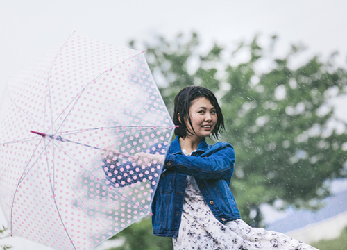 ポーズ　雨に唄えば