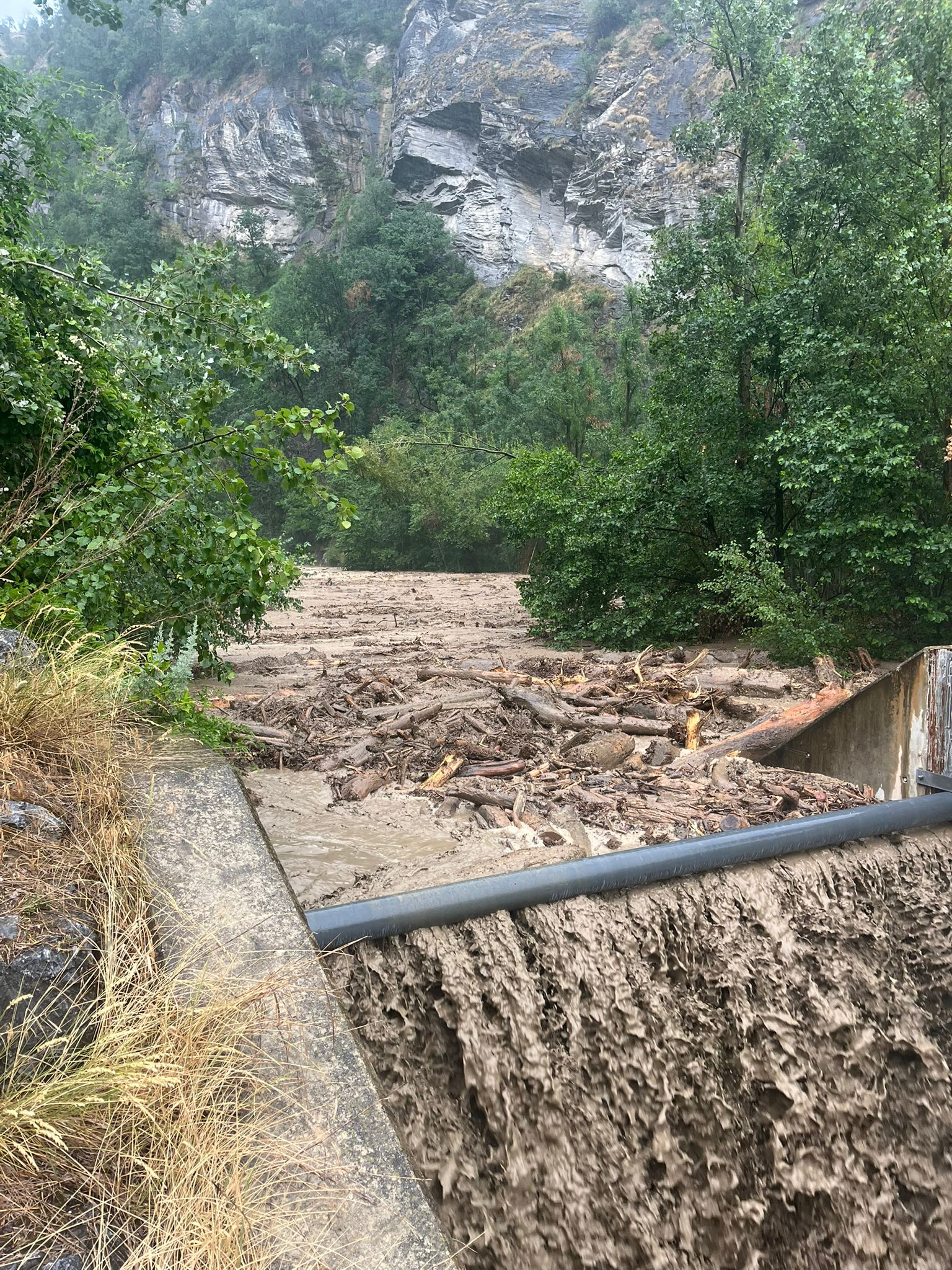 Hochwasser Bietschi Juni 2025
