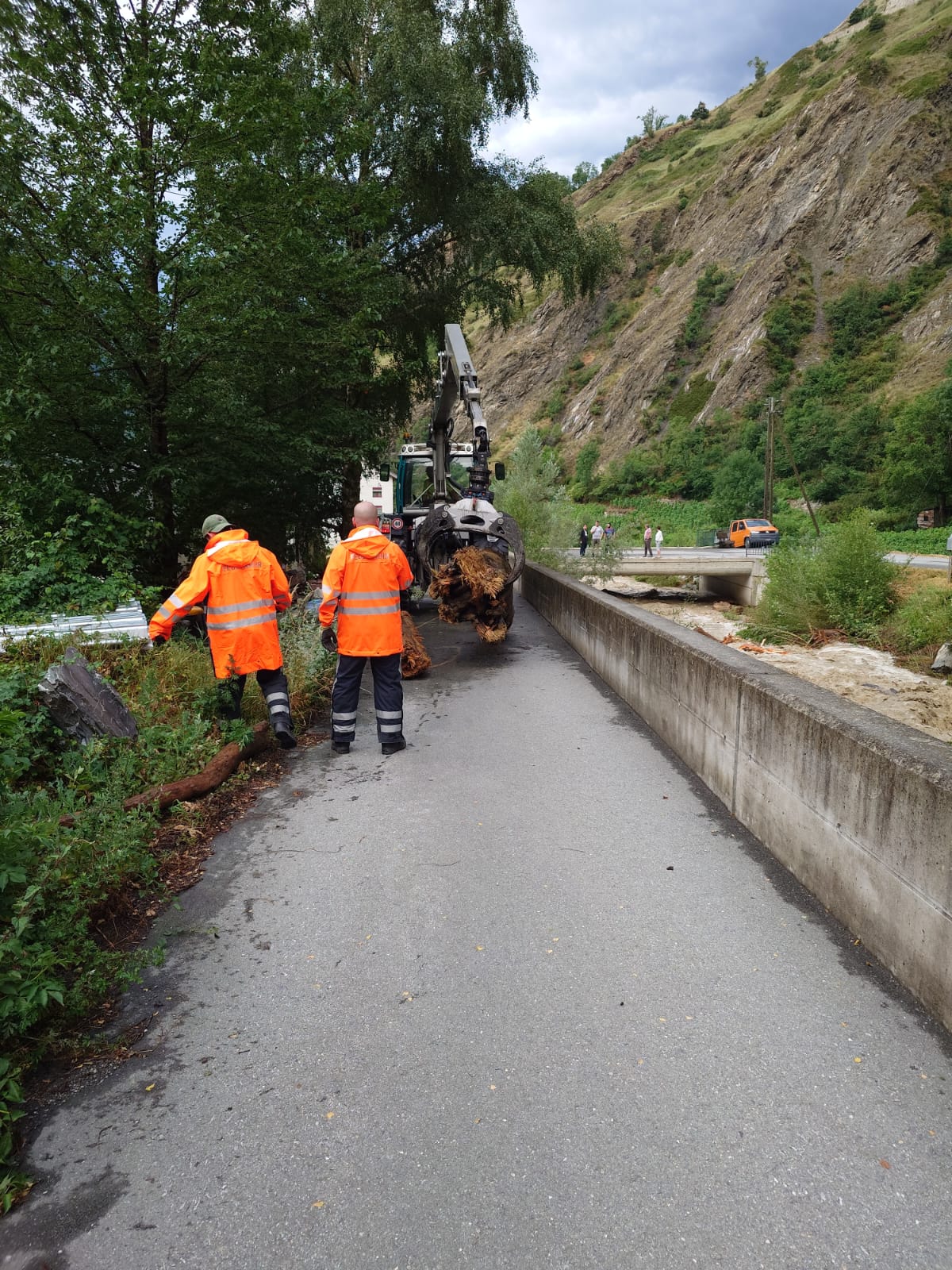 Hochwasser Bietschi Juni 2025