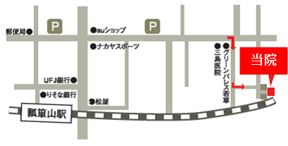 最寄駅からの詳細地図