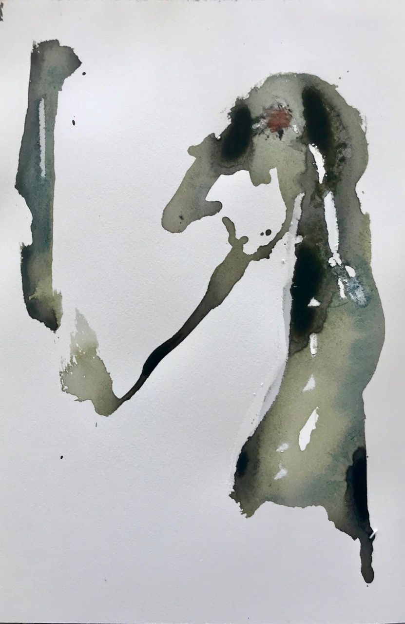 Lehrer Lämpels neue Abenteuer, Aquarell und Tusche auf Papier, 2018