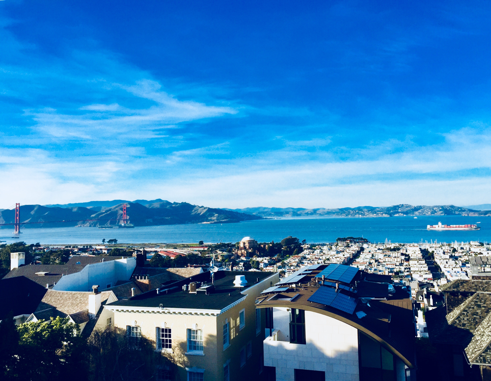 BLICK VON KEITH KRACH’S BALKON