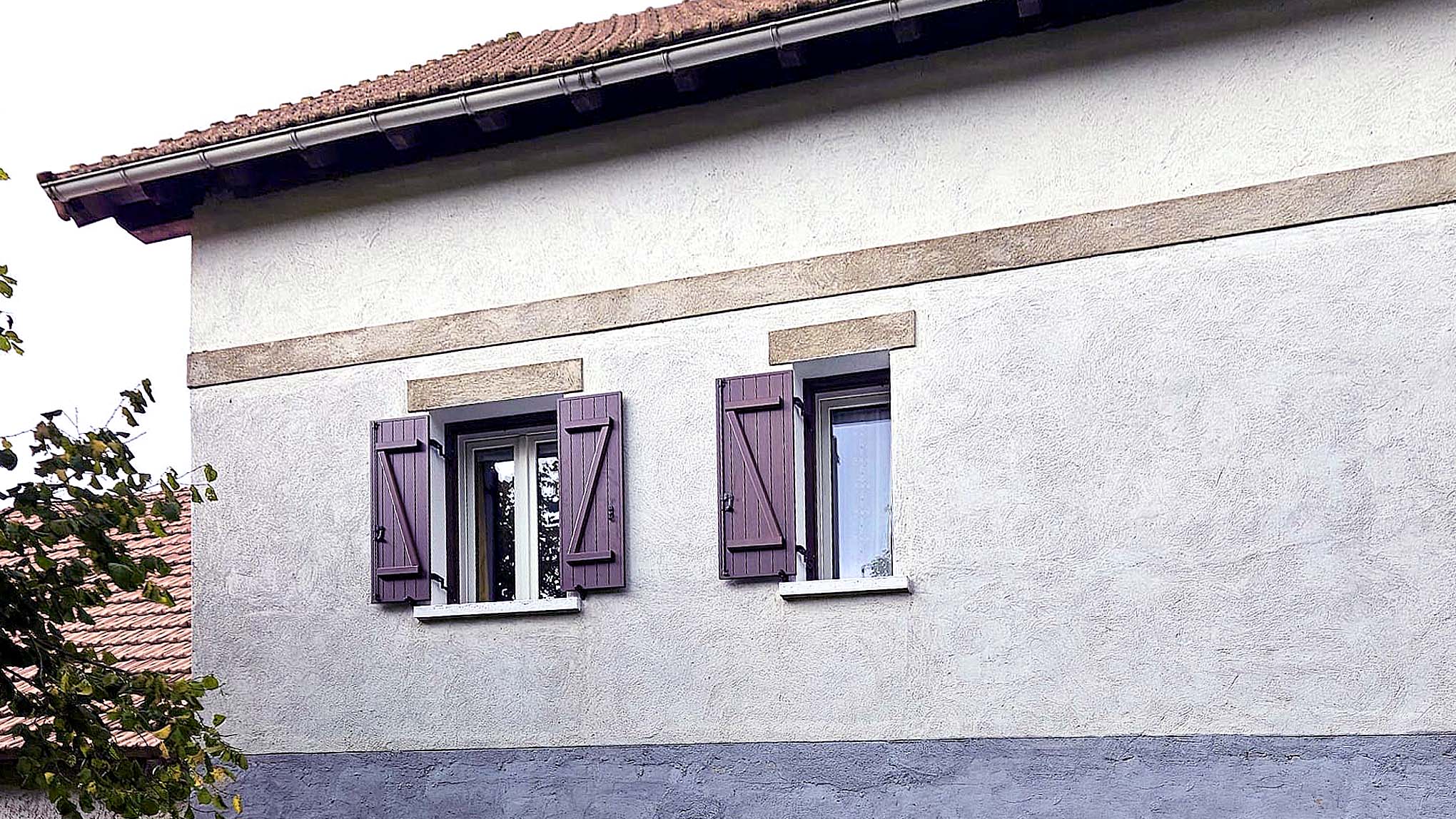 Contraventanas rústicas aluminio