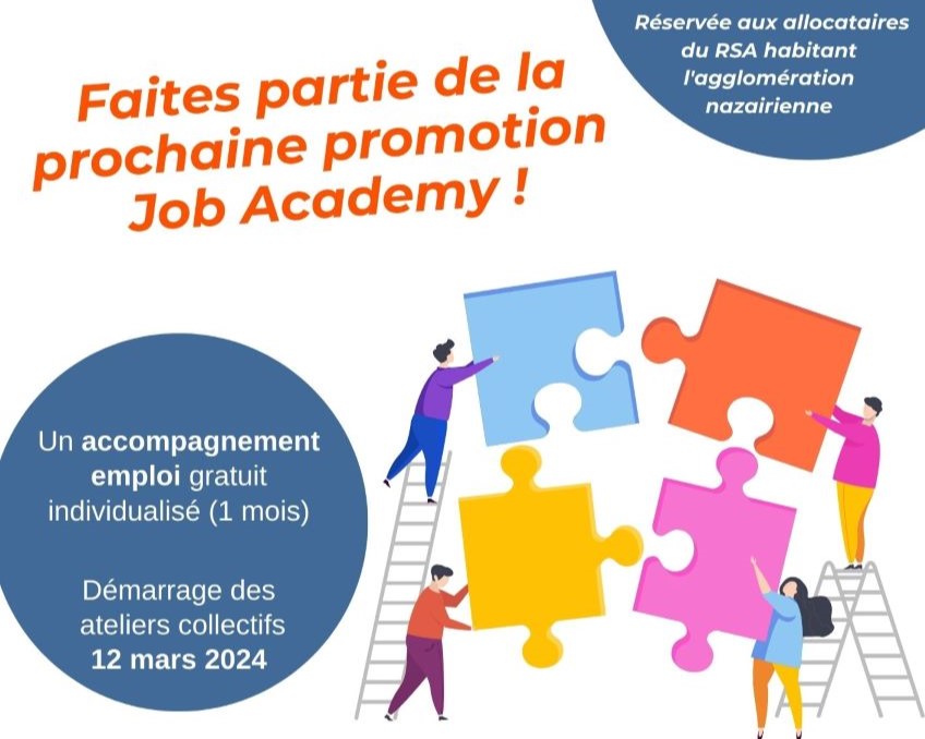 Une nouvelle job academy à Saint-Nazaire à partir du 12 mars